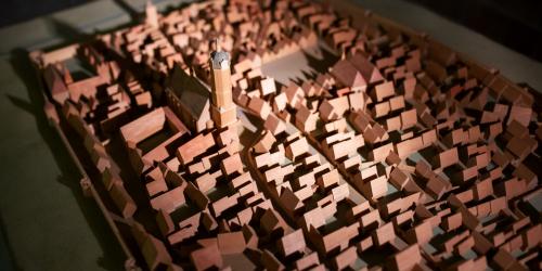 Modell der Stadt Jena im Stadtmuseum Jena