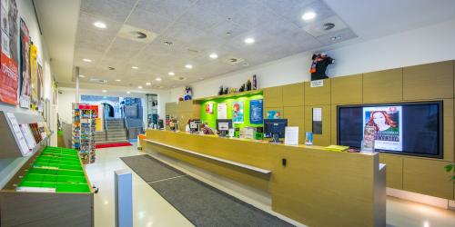 Ticketschalter in der Jena Tourist-Information
